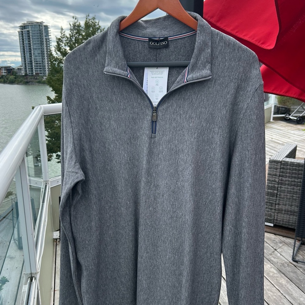 Golfino Men's Gray Sweater size L/XL